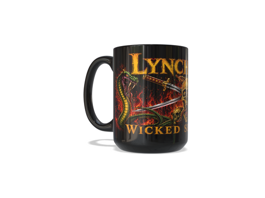 Lynch Mob Wicked Sensation – Officially Licensed 15 oz Black Collectible Coffee Mug