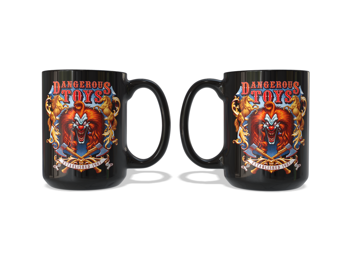 Dangerous Toys – Officially Licensed 15oz Black Coffee Mug