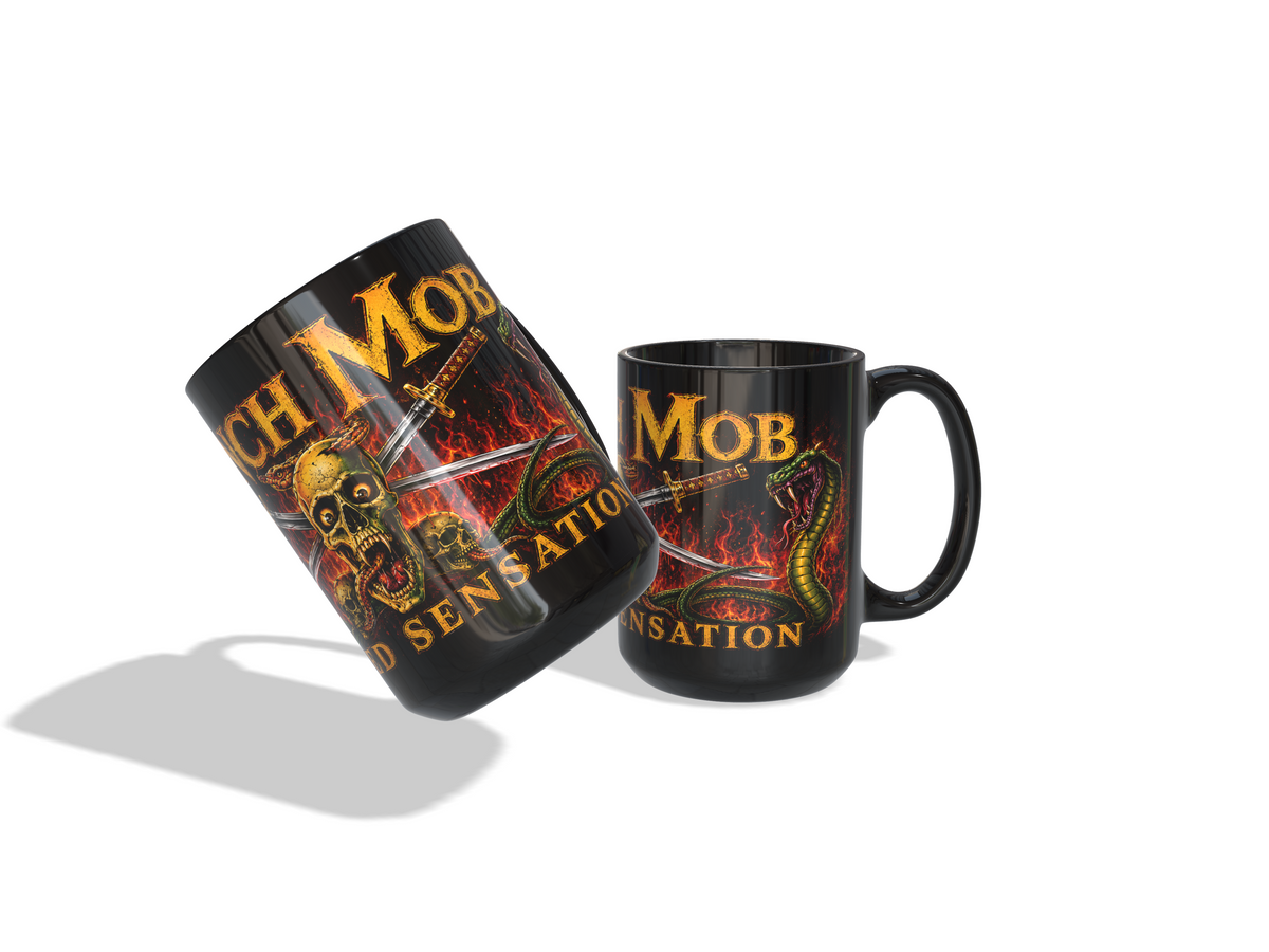 Lynch Mob Wicked Sensation – Officially Licensed 15 oz Black Collectible Coffee Mug