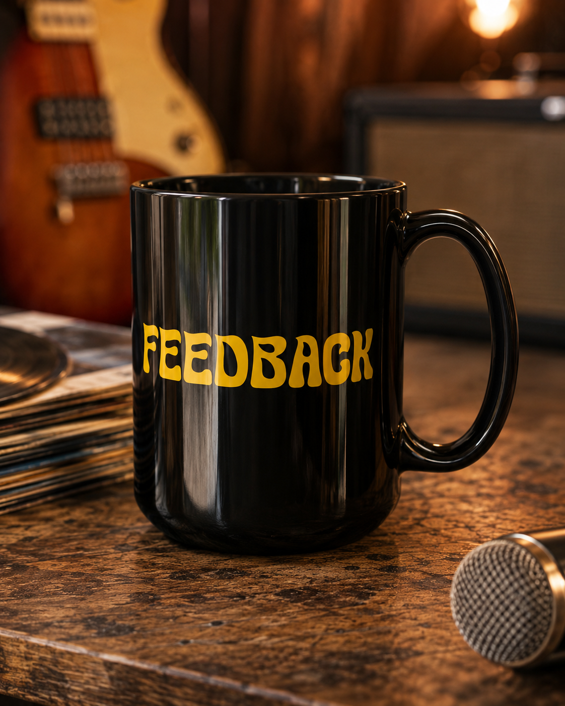 FEEDBACK Officially Licensed 15 oz Collectible Rock Band Mug
