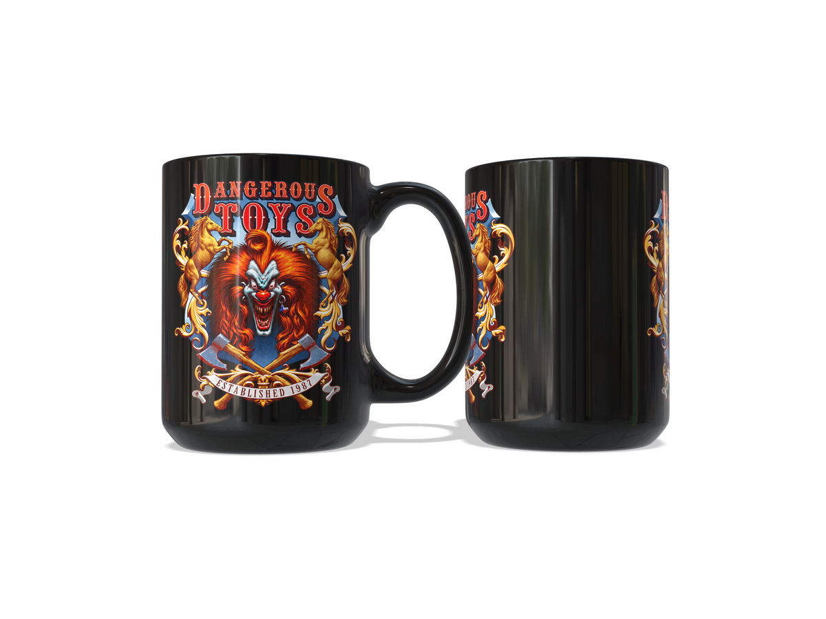 Dangerous Toys – Officially Licensed 15oz Black Coffee Mug