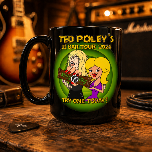 Ted Poley Officially Licensed 15 oz Collectible Coffee Mug