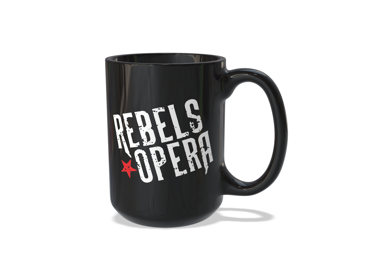 Rebels Opera – Officially Licensed Logo 15 oz Black Collectible Coffee Mug