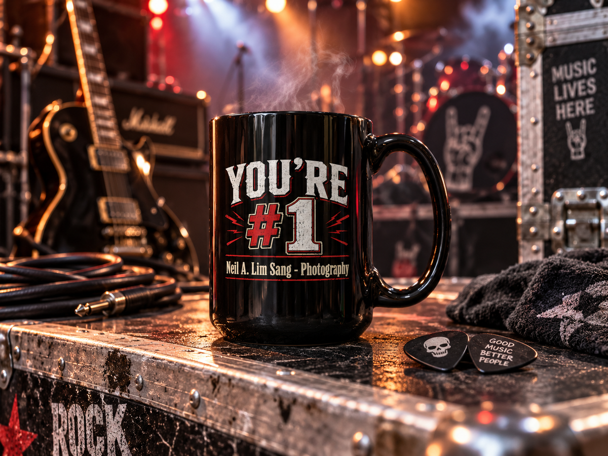NEIL A. LIM SANG — PHOTOGRAPHY You're #1 Official Rock & Roll Coffee Mug