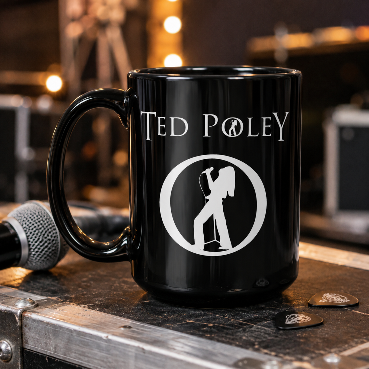Ted Poley Officially Licensed 15 oz Collectible Coffee Mug