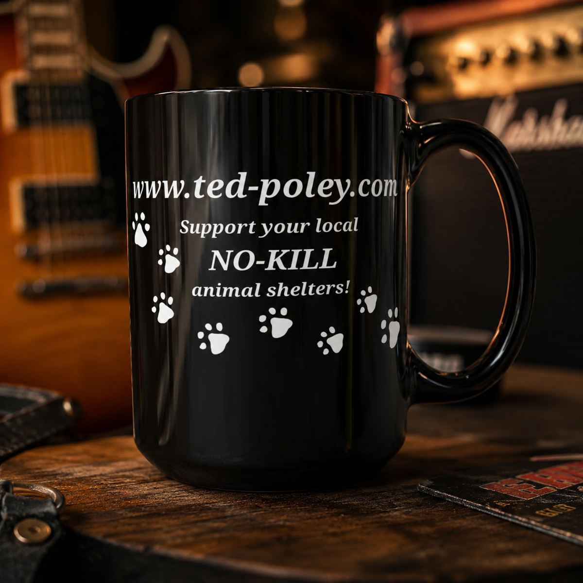 Ted Poley Officially Licensed 15 oz Collectible Coffee Mug