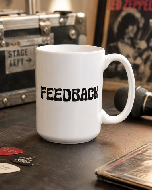 FEEDBACK Officially Licensed 15 oz Collectible Rock Band Mug