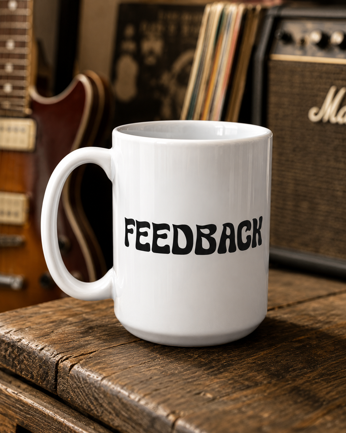 FEEDBACK Officially Licensed 15 oz Collectible Rock Band Mug