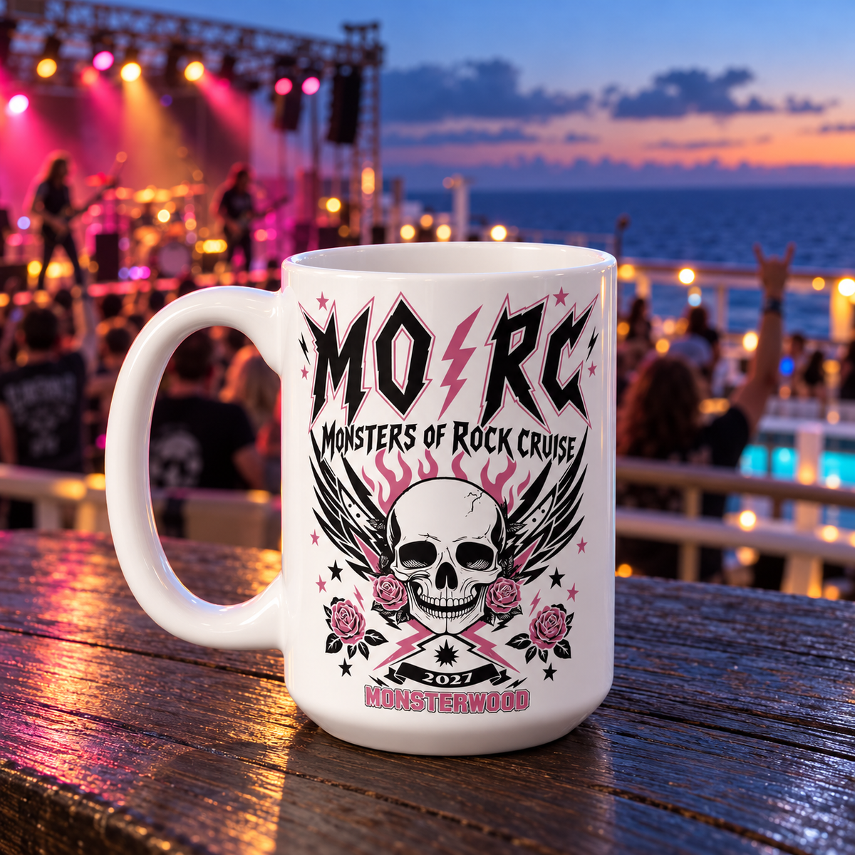 Monsters of Rock Cruise 2027 Mug Series | MORC Officially Licensed - 15 oz Collectible Mugs - Free Shipping