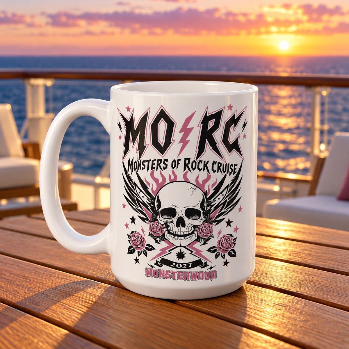 Monsters of Rock Cruise 2027 Mug Series | MORC Officially Licensed - 15 oz Collectible Mugs - Free Shipping