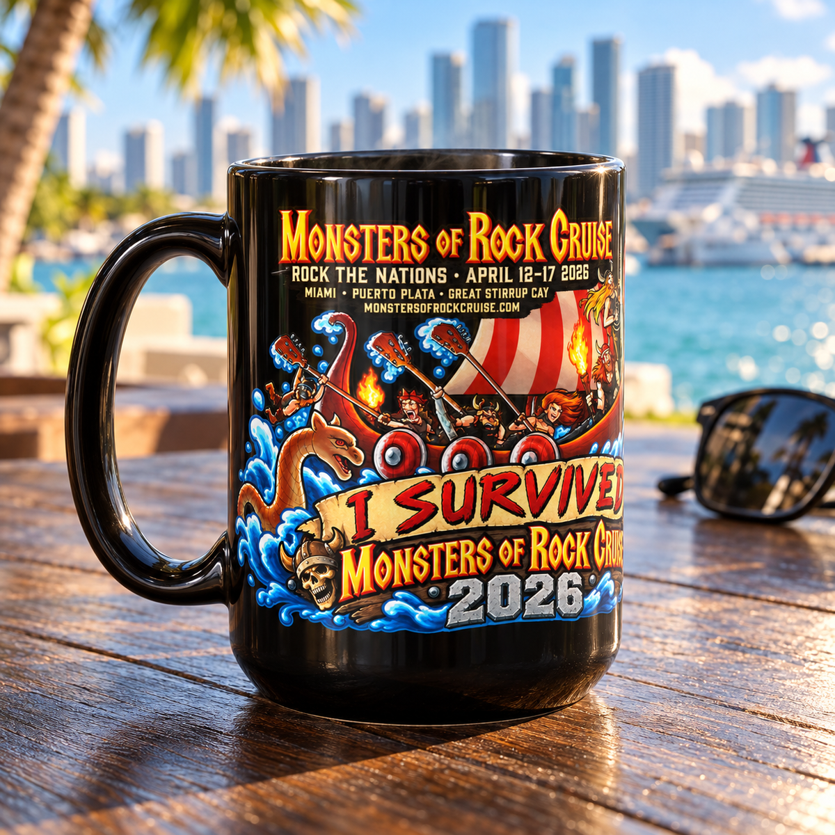 Monsters of Rock Cruise 2027 Mug Series | MORC Officially Licensed - 15 oz Collectible Mugs - Free Shipping