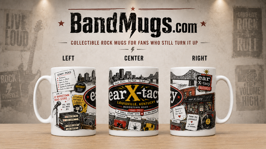 Ear XTacy Loiusville Records & Tapes Vintage 80s Rock Mug |  Nostalgia