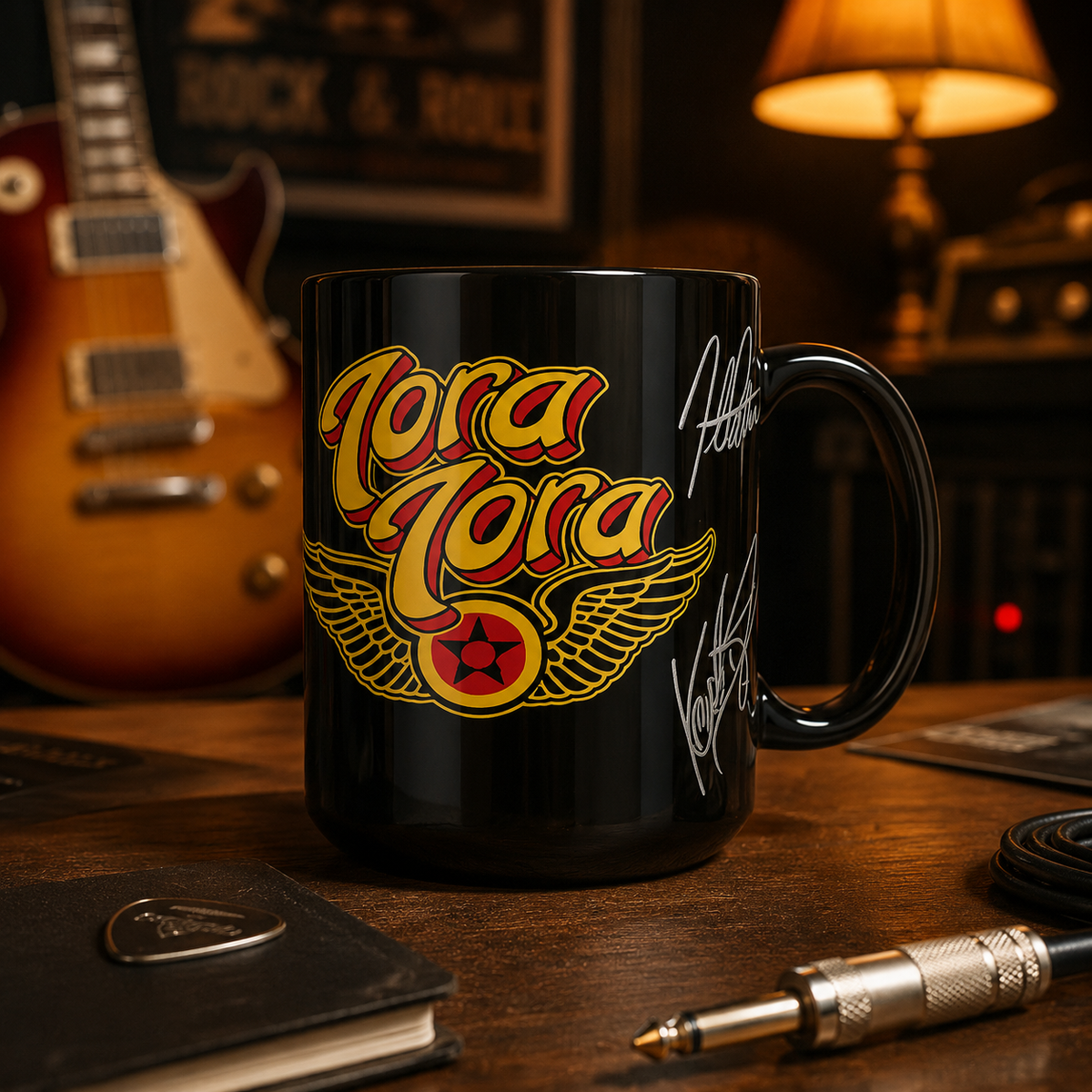 Tora Tora “Surprise Attack” Officially Licensed Full-Band Merchandise Signature Coffee Mug
