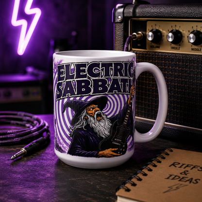 Electric Sabbath Wizard Guitarist Officially Licensed Collectible Mug