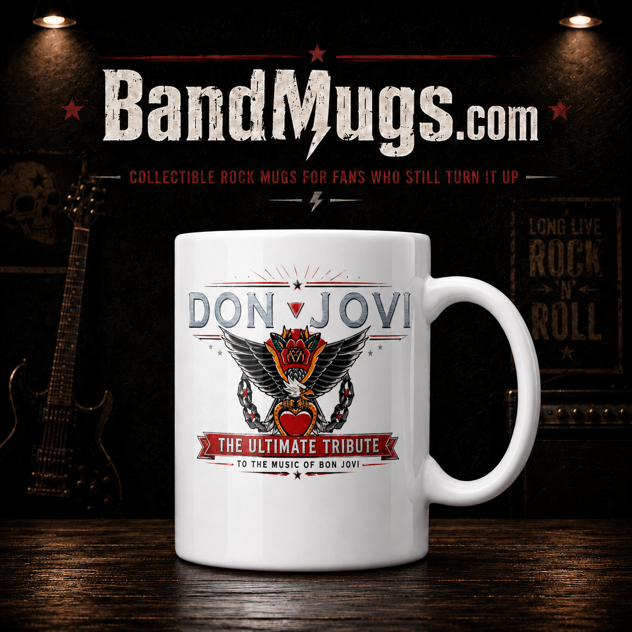 Don Jovi The Ultimate Bon Jovi Tribute Band Officially Licensed Collectible Mug