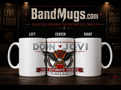 Don Jovi The Ultimate Bon Jovi Tribute Band Officially Licensed Collectible Mug