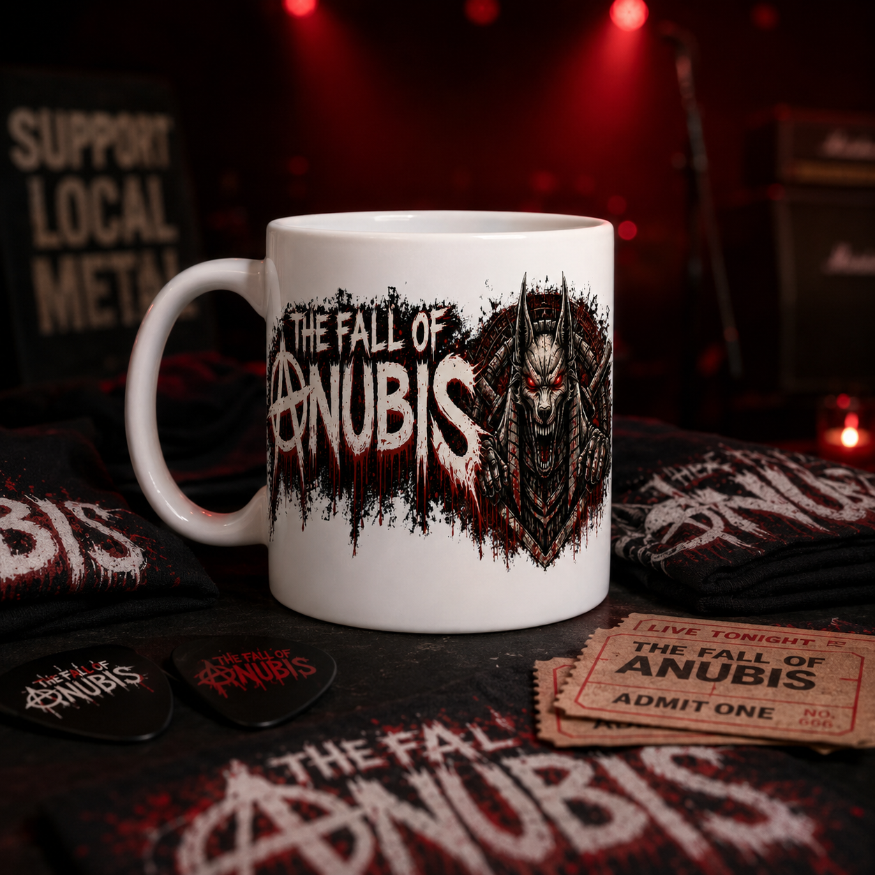 The Fall of Anubis Official Licensed Band Mug 15oz White Mug