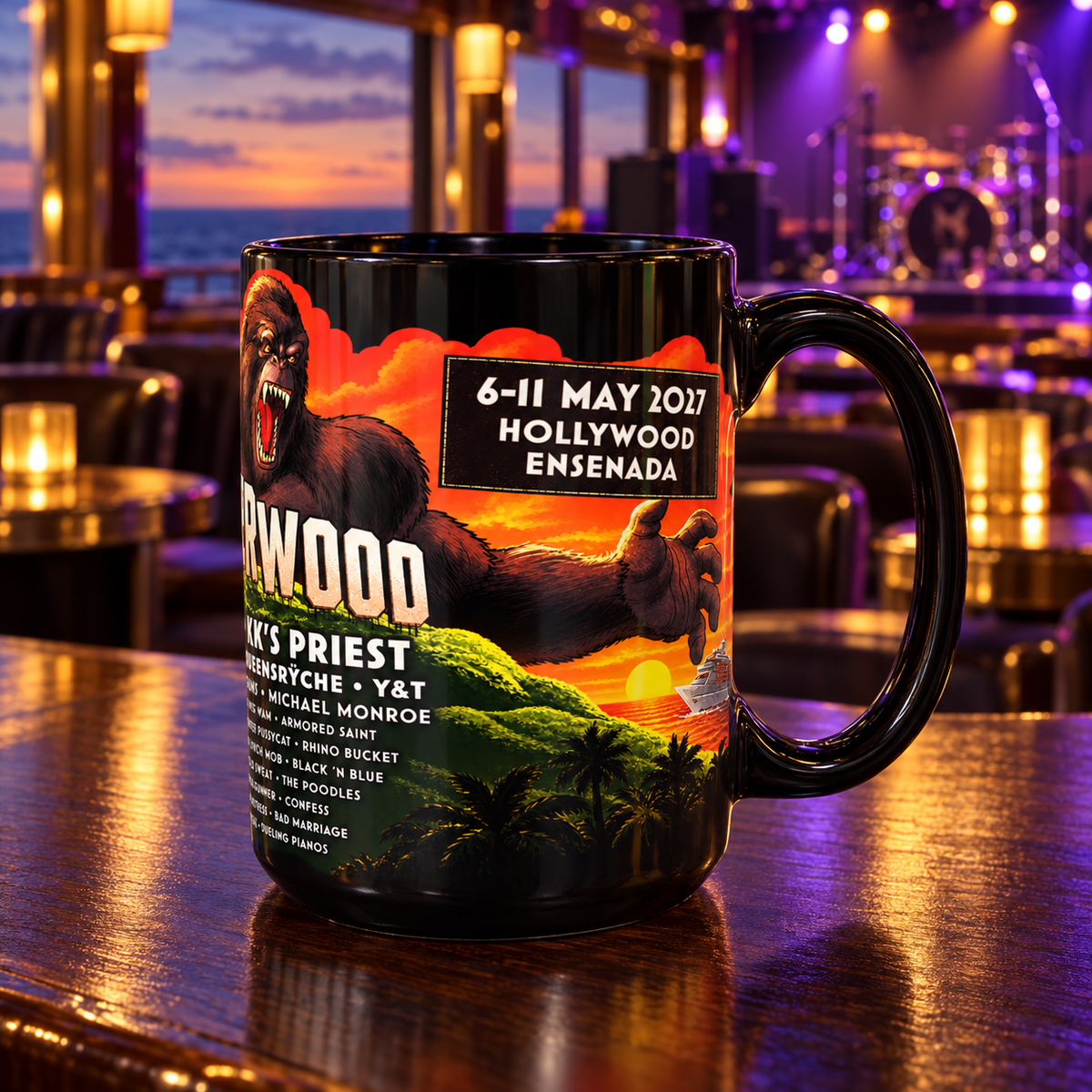 Monsters of Rock Cruise 2027 Mug Series | MORC Officially Licensed - 15 oz Collectible Mugs - Free Shipping