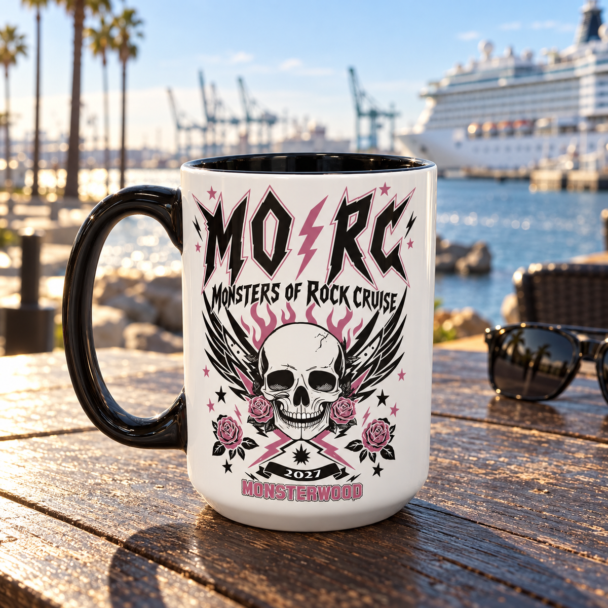 Monsters of Rock Cruise 2027 Mug Series | MORC Officially Licensed - 15 oz Collectible Mugs - Free Shipping