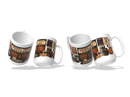 Boston Sound Records 15 oz Mug – Classic Rock Record Shop Coffee Mug