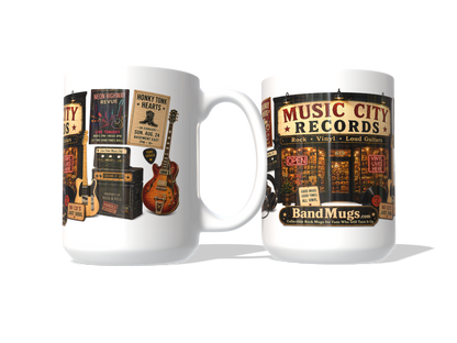 Boston Sound Records 15 oz Mug – Classic Rock Record Shop Coffee Mug
