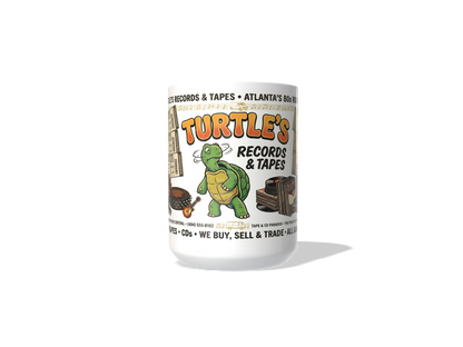 Turtle's Records & Tapes Vintage 80s Rock Mug | Atlanta Nostalgia