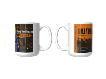 G.M.E Yung Mac “Winning Under Pressure” Artist Mug Officially Licensed 15 Ounce Tall Mug