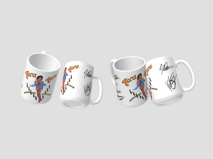 Tora Tora “Surprise Attack” Officially Licensed Full-Band Signature Collectible Mug