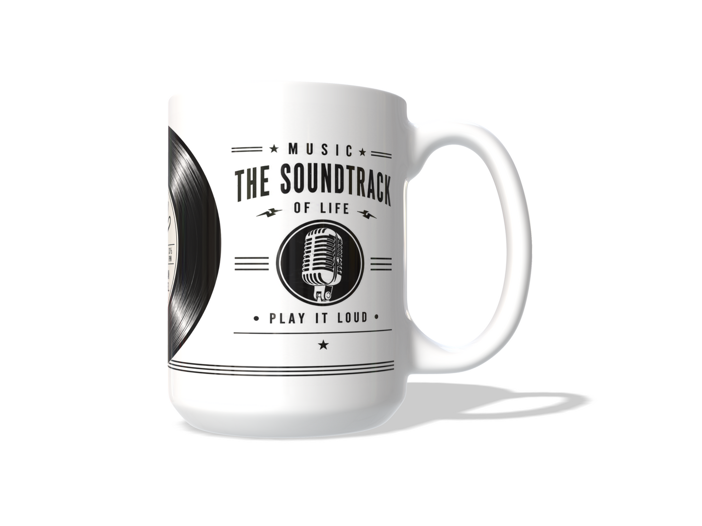 Classic Vinyl – “Music You Can Actually Feel” Collectible Coffee Mug 33 1/3