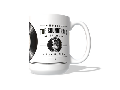 Classic Vinyl – “Music You Can Actually Feel” Collectible Coffee Mug 33 1/3