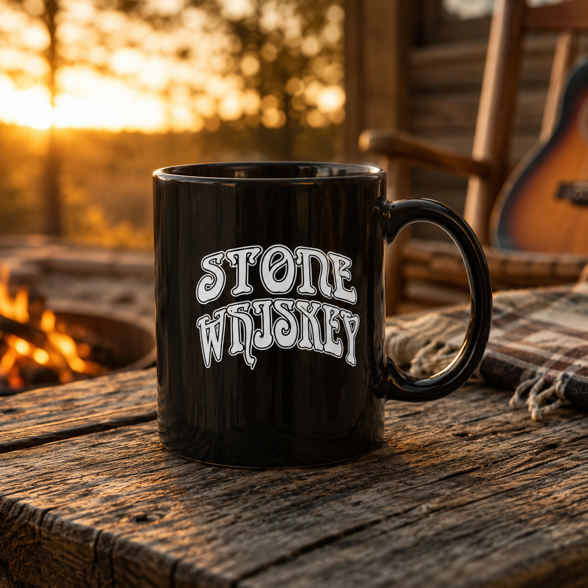 Stone Whiskey Band Officially Licensed 15 oz Coffee Mug
