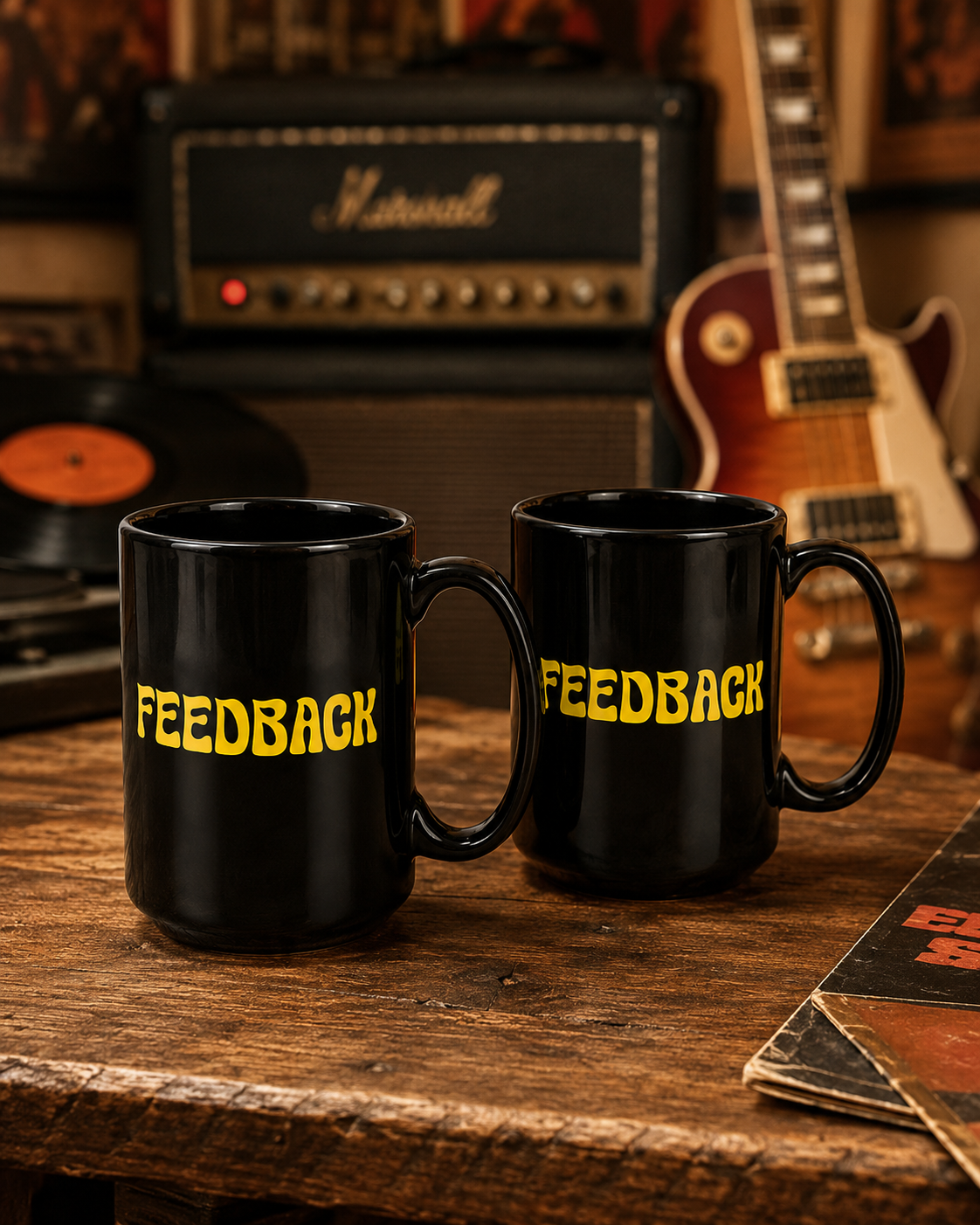 FEEDBACK Officially Licensed 15 oz Collectible Rock Band Mug