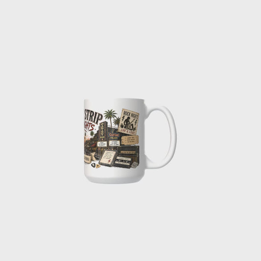 Sunset Strip Rock Nights Mug – West Hollywood Classic Rock 15 oz Collectible Coffee Mug