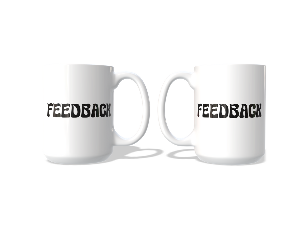FEEDBACK Officially Licensed 15 oz Collectible Rock Band Mug